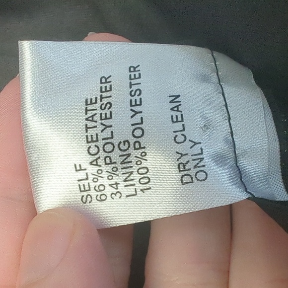 Tadashi Shoji Black Evening Gown Square Neckline Crystal Brooch MOTB MOTG - Picture 14 of 14